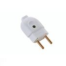 Plugue Macho 2P 20 A 250 V Tramontina Branco Plugue Macho 2P 20 A 250 V Tramontina Branco