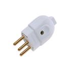 Plugue Macho 2p+t 20a 250v Branco Tramontina Plugue Macho Branco 2p+t De 20 Ampères E 250 Volts - 57402107 - Tramontina