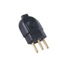 Plugue Macho 2P+T 20A 250V Preto 57403007 - Tramontina eletrik