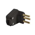 PLUGUE MACHO 90º 2P+T 20A PRETO - WEG