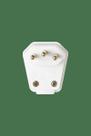 Plugue Macho Curvo Branco 90º 2P+T 10A/250V Weg