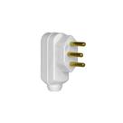 Plugue Macho Pial Legrand 90º 2P+T 10A 250V Branco 615901