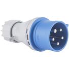 Plugue Móvel Industrial 3P+N+T Tramontina 32 A 220-250 V 9 H Ip44 Tramontina