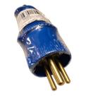 Plugue Newkon 2P+T 16A Azul - Steck N3076