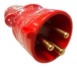 Plugue Newkon 2P+T 32A Vermelho Steck N3279 Plugue Newkon 2P+T 32A Vermelho Steck N3279