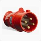 Plugue Newkon 3P+T 32A Vermelho - Steck N4276