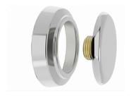 Plugue Plug Latão 1/2 Com Canopla Cromada Blukit 17110121