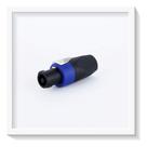 Plugue Speakon Macho 4 Pol Conector Banhado Hs4fx Hjh