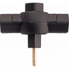 Plugue T 2P 10 A 250 V Tramontina Preto