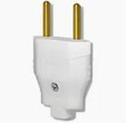 Plugue termoplastico 2polos 10a Plugue termoplastico 2polos 10a