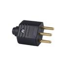 Plugue Tomada 3 Pinos Macho 180g 10A Preto PLD1-3