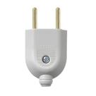 Plugue Tomada Macho 2 Pinos 10A Branco Pezzi
