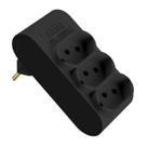 Plugue Tomadas Elétricas Adaptador T 10a 3 Saída Benjamim Pt