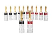 Plugues Banana Sewell Direct SW-29751-6 Silverback (6 pares)
