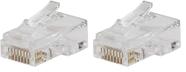 Plugues de dados modulares Klein Tools VDV826-729 RJ45-CAT6, pacote com 20 Plugues de dados modulares Klein Tools VDV826-729 RJ45-CAT6, pacote com 20