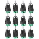 Plugues RCA para fio de alto-falante Iskueal RCA para terminal de parafuso AV
