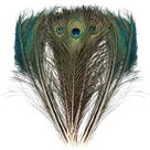 Plumas de pavo real THARAHT 24 piezas naturales largas de 40-45 cm para manualidades