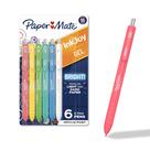Plumas Gel Paper Mate InkJoy Bright 0.7 mm Retráctiles Paquete de 6