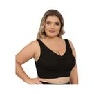 Plus Size Bras sem Wire Shaping e elevação para mulheres, evita flacidez, almofadas destacáveis