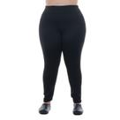 Plus Size - Calça Legging Cintura Alta em tecido Suplex Cor:PretoTamanho:XG Plus Size - Calça Legging Cintura Alta em tecido Suplex Cor:PretoTamanho:XG