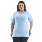 Plus Size - Camiseta Feminina Manga Curta 100% algodão