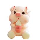 Plush Toy Doll Cartoon Milk Bottle Pig 45 cm para crianças