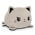 Plushie TeeTurtle, o gato reversível original, preto e cinza Plushie TeeTurtle, o gato reversível original, preto e cinza