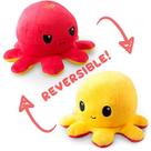 Plushie TeeTurtle - Polvo Reversível Original Vermelho e Amarelo