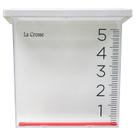 Pluviómetro La Crosse 705-109 con diseño de cascada hasta 15 cm