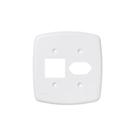 Pluzie placa 4x4 2s tomada branca