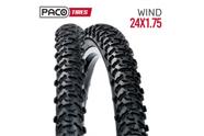 Pneu 24 x 1.75 Wind SRI 61 Preto Paco1