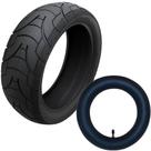 Pneu 80/55-6.5 + Câmara De Ar Bico Reto P/ Patinete Elétrico Hoverboard