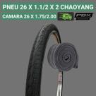 Pneu Aro 26 Bicicleta Pneu 26 X 1.1 2X2 H5211 Skinwall Banda Leve Chaoyang