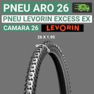 Pneu Aro 26 Bicicleta Pneu de Bicicleta Aro 26 Pneu Levorin Excesss Ex Pneu Aro 26 1.95