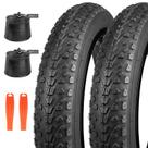Pneu de bicicleta WEEROCK 26" x 7,5 cm, pacote com 2 unidades, bicicleta elétrica gorda com tubos