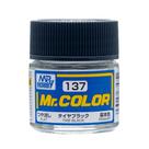 Pneu de pintura GSI Creos Mr. Color C137 preto (plano) 10 ml