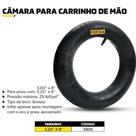 Pneu e/ou Câmara De Ar 3.25 x 8" Polegadas Para Carrinho De Mão Carretinha Carriola de Carga Construção Jardinagem Obra Alvenaria Jardim