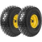 Pneu e roda AR-PRO 15x6.00-6, pneumático 4 lonas, kit com 2 unidades