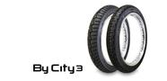 Pneu gibys traseiro com camara 100/90x18 bycity3 titan/fan