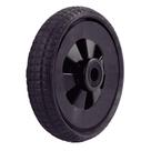 Pneu Maciço De Pvc Expandido Com Roda Plástica 6.8" Para Carrinho De Mão E Triturador