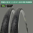 Pneu para Bikes Aro 28 X 1.1 2 X 1.5 8 Vee Ruber