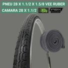 Pneu para Bikes Aro 28 X 1.1 2 X 1.5 8 Vee Ruber