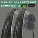 Pneu para Bikes Aro 28 X 1.1 2 X 1.5 8 Vee Ruber