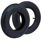 Pneu para Carrinho de Mão Kit Pneu e Câmara 3,25x8