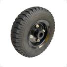 Pneu Roda E Câmara Roda 250-4 Carrinho Carga Rolete 7/8 Aro 4