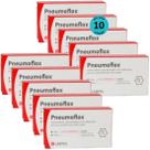 Pneumoflox com 16 comprimidos para cães e gatos labyes kit com 10