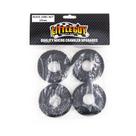 Pneus de carro RC Little Guy Racing Parts Black Label M/T 57mm Pneus de carro RC Little Guy Racing Parts Black Label M/T 57mm