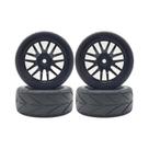 Pneus E Rodas De Corrida RC Em Escala 1/10 Com Cubo Hexagonal De 12mm Para Tamiya TT01 TT02 XV01 Pneus E Rodas De Corrida RC Em Escala 1/10 Com Cubo Hexagonal De 12mm Para Tamiya TT01 TT02 XV01