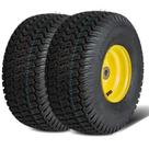 Pneus para cortador de grama VEVOR 15x6.00-6 sem câmara de ar, pacote com 2 unidades com aro Pneus para cortador de grama VEVOR 15x6.00-6 sem câmara de ar, pacote com 2 unidades com aro