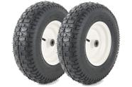 Pneus pneumáticos AR-PRO 16x6.50-8, kit com 2 unidades, banda de rodagem para gramado